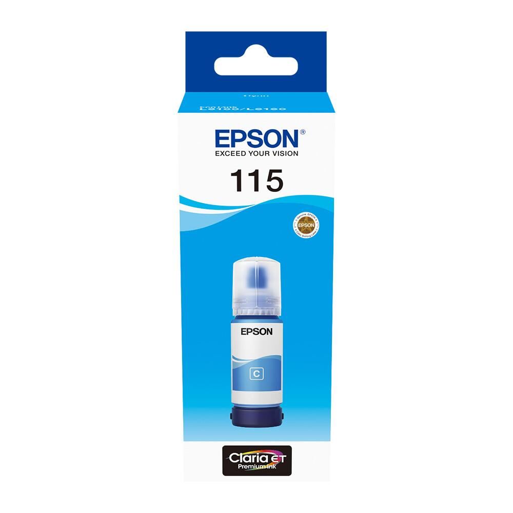 EPSON C13T07D24A (115) Mavi 70ml Tanklı Sistem Mürekkebi