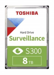 Toshiba 8TB HDWT380UZSVA S300  3.5 7200RPM 7-24 Güvenlik Diski