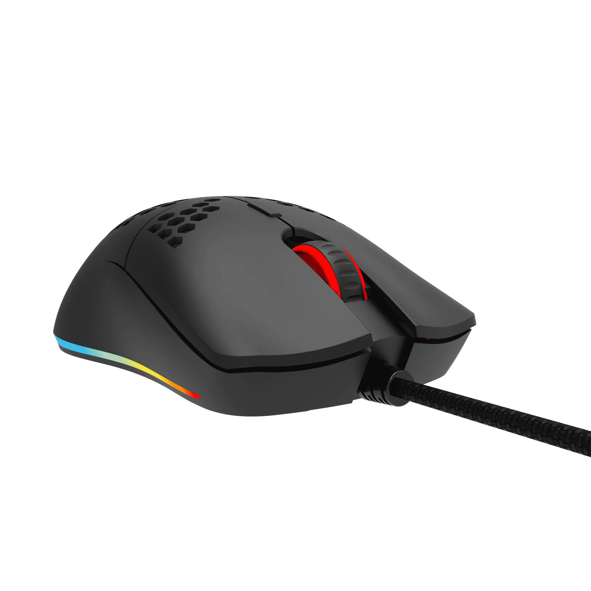 QUANTUM HONEYCOMB Kablolu USB RGB 12800dpi Gaming Mouse