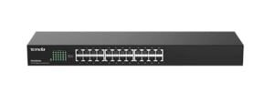 Tenda TEG1024G 24 Port 10-100-1000 Mbps 19 Switch Çelik Kasa Rack Mount