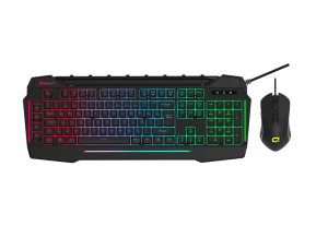 QUANTUM DualStrike Kablolu USB Q Trk RGB Gamıng Klavye -  Mouse Set