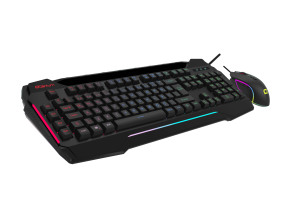 QUANTUM DualStrike Kablolu USB Q Trk RGB Gamıng Klavye -  Mouse Set