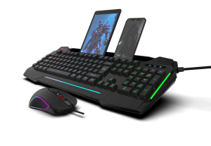 QUANTUM DualStrike Kablolu USB Q Trk RGB Gamıng Klavye -  Mouse Set