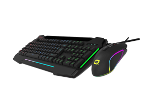 QUANTUM DualStrike Kablolu USB Q Trk RGB Gamıng Klavye -  Mouse Set