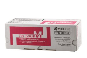 Kyocera TK-590M Magenta Kırmızı Orijinal Fotokopi Toneri FS-C2016-2026-2126-2526-2626 M6026-6526