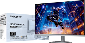 GIGABYTE 27 QD-OLED MO27Q2A-ICE 0.0.3MS 280HZ HDMI-DP TYPEC Pivot Gaming Monitör Beyaz 2560x1440