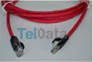 Teldata TLD-100K Cat6 1MT Kırmızı Utp Patch Kablo