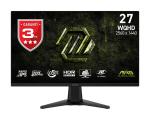 MSI 27 RAPID IPS MAG 275QF E20 0.5MS 200HZ HDMI-DP Pivot Gaming Monitör 2560x1440