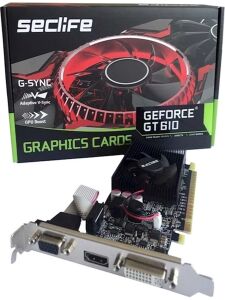 SecLife GT610 2GB DDR3 64bit HDMI DVI PCIe 16X v2.0