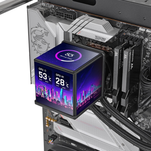 THERMALTAKE 360MM 3.95 LCD MINECUBE 360 ULTRA CL-W481-PL12SW-A ARGB Sıvı Soğutmalı İşlemci Fanı