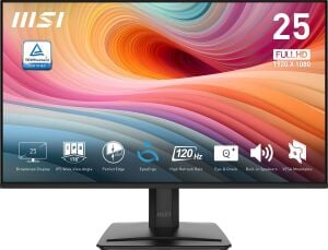 MSI 24.5 IPS PRO MP251 E2 1MS 120HZ HDMI-DP Ev Ofis Monitörü 1920x1080