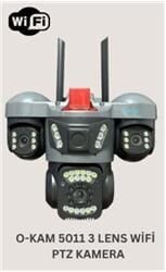 OKam O-Kam 5011 3 Lens Wifi PTZ Kamera