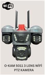 OKam O-Kam 5011 3 Lens Wifi PTZ Kamera