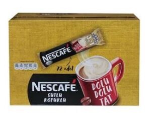 Nestle Nescafe 3ü1 Arada Sütlü Köpüklü 72 Adet 17,4gr 12584220
