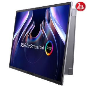 ASUS 17.3 OLED ZenScreen MQ17QH 0.2MS 60HZ mini HDMI-TYPEC Katlanabilir Taşınabilir Monitör 2560x1920