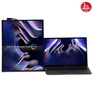 ASUS 17.3 OLED ZenScreen MQ17QH 0.2MS 60HZ mini HDMI-TYPEC Katlanabilir Taşınabilir Monitör 2560x1920