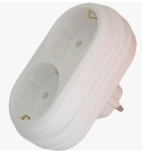 Mutlusan İkili Topraklı Fiş-Priz Düz Tip Beyaz (001 170 033006 00 00)