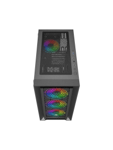 POWERBOOST 650W 80+ BRONZE PB-P705B 4-ARGB Fanlı Gaming Mid-Tower PC Kasası