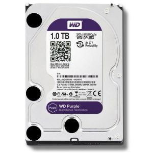 WD10PURX 1TB 3.5'' INTELLIPOWER 64MB SATA PURPLE 7/24 GÜVENLİK HDD