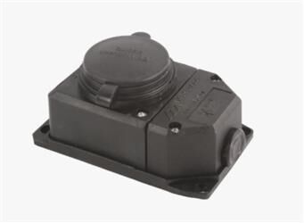 Mutlusan MUT-29-6 1X16 A. MONO.Topraklı Duvar Prizi  (010 083 500296)