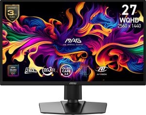 MSI 26.5 MAG 272QP QD-OLED X24 0.03MS 240HZ HDMI-DP-TYPEC Gaming Monitör 2560x1440