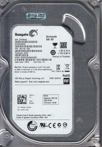Seagate 500GB ST500DM002 BarraCuda SATA 3.0 7200 RPM 3.5 Harddisk (İthalat)