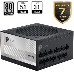 MSI 850w Platinum PRO A850PL PCIE5 Tam Modüler Power Supply