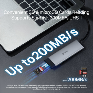 Tp-Link UH7020C USB Type C Docking Station 7 Port ( USB-C PD + USB C + HDMI + USB 3.0 X2 )