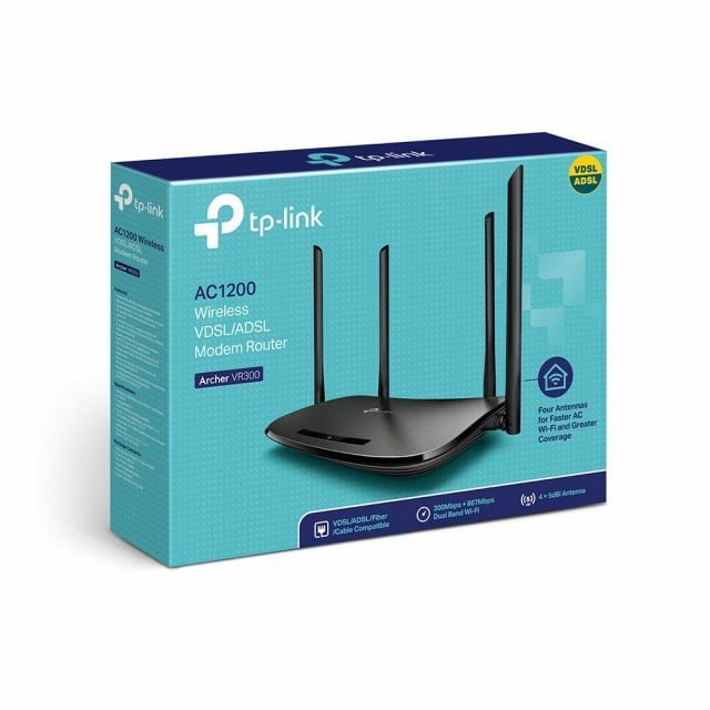 ARCHER-VR300 1200Mbps Wireless VDSL/ADSL Modem Router