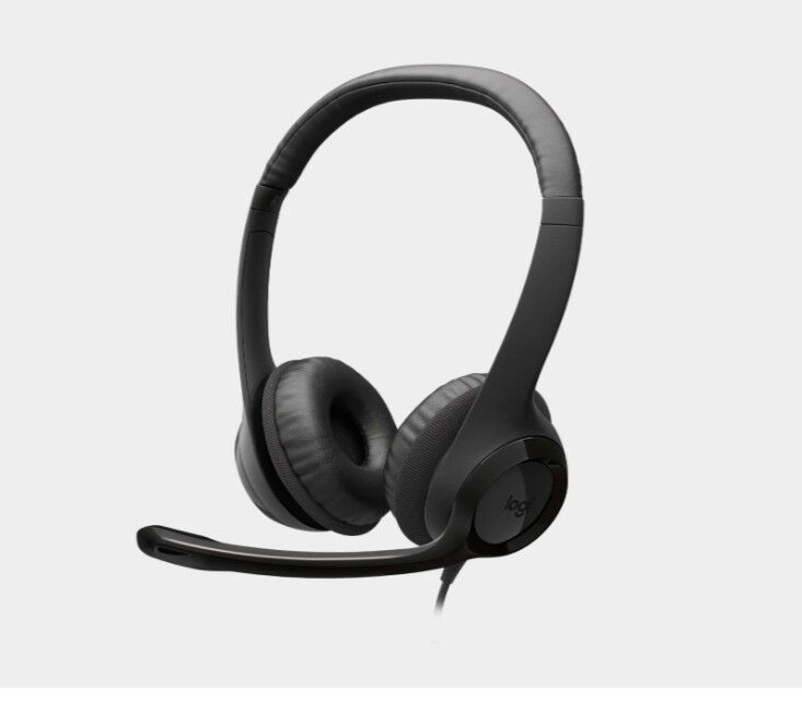 LOGITECH H390 USB Mikrofonlu Kulaklık Siyah Headset 981-000406