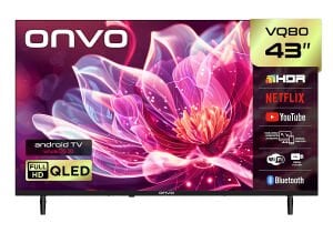 ONVO 43VQ80F2FA 43'' 109 Ekran Uydu Alıcılı Full HD WhaleOS QLED TV