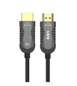 S-link SL-HM8K050 HDMI TO HDMI 50m v2.1 8K60 HZ 4K 120HZ Fiber Kablo