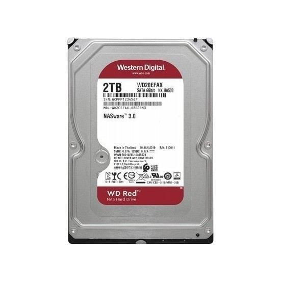 WD20EFAX 2TB Red SATA 3.0 5400RPM 256MB 3.5'' Dahili NAS Diski