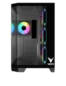 VENTO 850w 80+ BRONZE VG4204FA Panoramik Gaming EATX PC Kasası Siyah