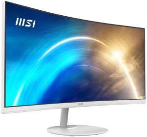 MSI 34 VA PRO MP341CQW 1MS 100HZ HDMI-DP Kavisli Kurumsal Monitör Beyaz 3440x1440