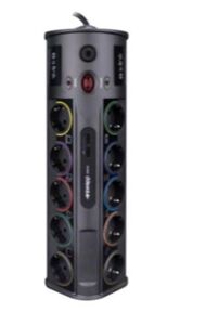 S-link SPG3-J-5 1.5m 306Joule 5Li Akım Kor.Siyah Priz