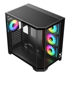 VENTO VG4204FA Panoramik Gaming EATX PC Kasası Siyah