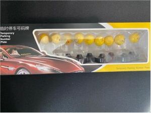 Megatech Temporary Parking Numaratör