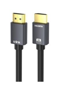 S-link SL-HM8K080 HDMI TO HDMI 80m v2.1 8K60 HZ 4K 120HZ Fiber Kablo