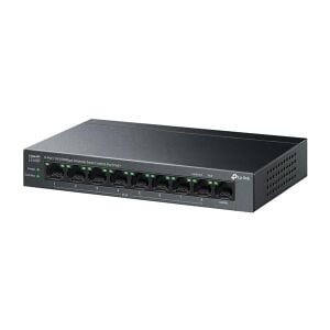 TP-LINK 8port PoE 63w 10/100 Yönetilemez Switch LS109P
