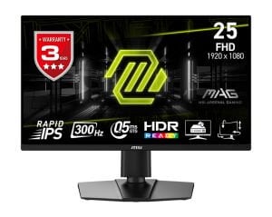 MSI 24.5 RAPID IPS MAG 255PXF 0.5MS 300HZ HDMI-DP Pivot Gaming Monitör 1920x1080