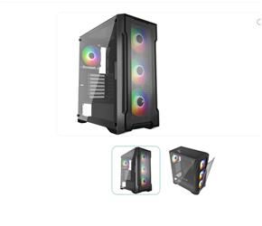 GameBooster FALCON GB-A750B 750w 80+ Bronze USB 3.0 Mesh ARGB ATX Mid Tower Gaming Kasa