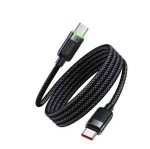 MCDODO CA-2000 60W USB-C TO USB-C MANYETİK SARILABİLİR KABLO - 1.2 M SİYAH