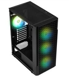 BitFenix PROTON 4-120mm FRGB Fan 600W 80 Plus  Siyah 1-Usb3.0 2-Usb2.0 Tempered Glass Oyuncu Kasası