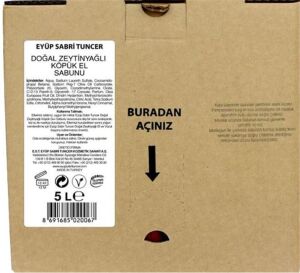 Eyüp Sabri Tuncer Zeytinyağlı Sabun 5lt Bag In Box Endüstriyel