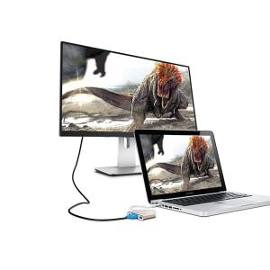 S-LINK SL-USB-C66 0.15metre TYPE-C-USB 3.0_VGA Çevirici Adaptör 4K