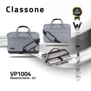 VP1004 VP1004 Classone Ravenna 14'' Çanta -Gri