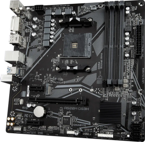 GIGABYTE A520M-DS3H DDR4 M2 PCIe NVME HDMI DVI DP PCIe 16X v3.0 AM4 mATX
