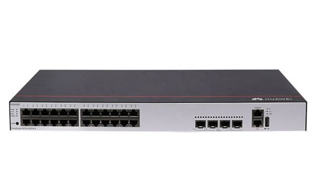 S5735-L24T4S-A1 S5735-L24T4S-A1 (24*10/100/1000BASE-T ports, 4*GE SFP ports, AC power)