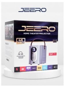 JEERO HY6 4K HOME THEATER4K PROJEKTÖR (HİSİLİCON 325-QUAD-CORE A53-ANDROID)